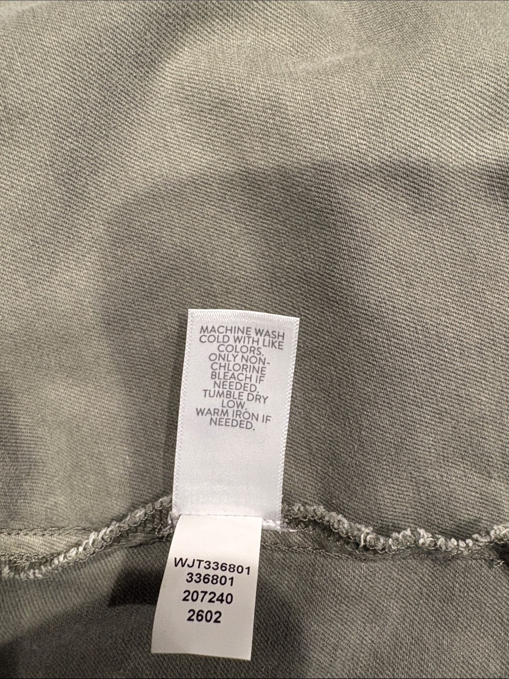 Light Olive Military-Style Jacket - Picture 4 of 5